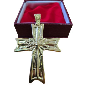 Croce Pettorale Spirito Santo - Argento 925 - Dorato