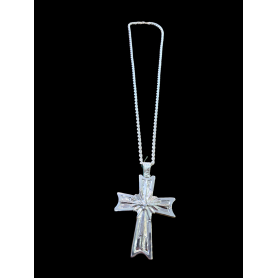 Croce Pettorale "Spirito Santo" Argento 925 completa di Catena