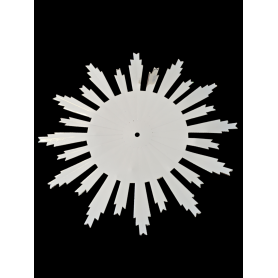 Raggiera cm 18 argentata
