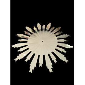 Raggiera argentata cm 35