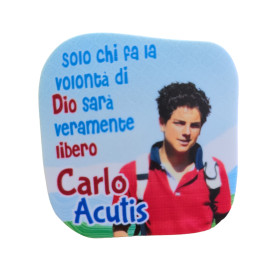 Calamita Carlo Acutis - Kit 100 pz - 10 Frasi