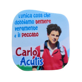 Calamita Carlo Acutis - Kit 100 pz - 10 Frasi