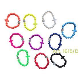 Bracciale in gomma mm 10 - personalizzabile