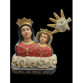 Statua Madonna dell'Arco cm 52x47
