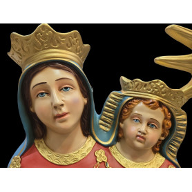 Statua Madonna dell'Arco cm 52x47