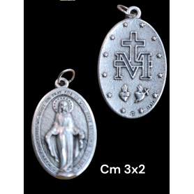 Medaglia Miracolosa cm 2x3 Confezione da 100 pz