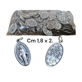 Medaglia Miracolosa, confezione 100 pz. cm 1,8x2.