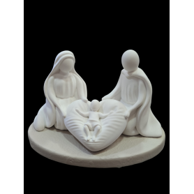 Natività moderna mod. Cuore cm 8