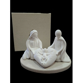 Natività moderna mod. Cuore cm 8