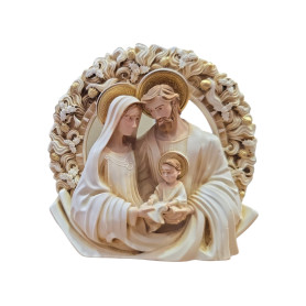Natività mod. Ghirlanda cm 8x8 (colorata)