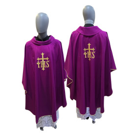 Casula mod. Croce Regale - JHS
