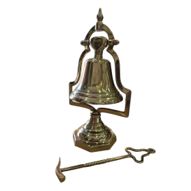 Campana in ottone con Martellino