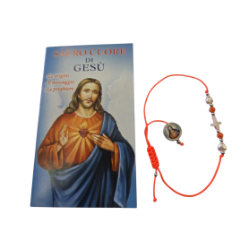 Bracciale Sacro Cuore con Libretto