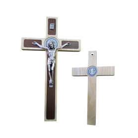 Croce San Benedetto Bicolore cm 28x16
