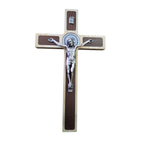 Croce San Benedetto Bicolore cm 28x16