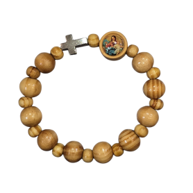 Bracciale legno tondo personalizzabile