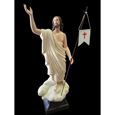Statua Cristo Risorto cm 65