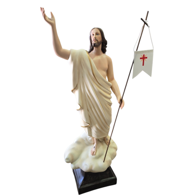 Statua Cristo Risorto cm 65