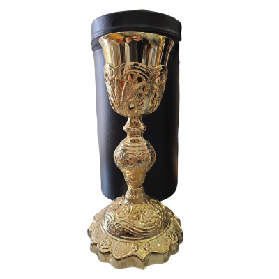 Set Calice, Pisside e patena mod. "Barocco ricco" cm 26