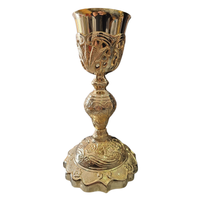 Set Calice, Pisside e patena mod. "Barocco ricco" cm 26