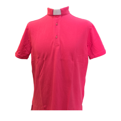 Polo Sacerdotale colore corallo