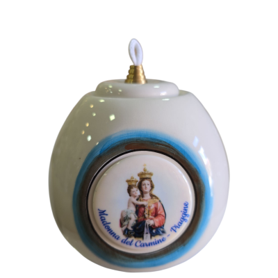 Lampada in porcellana personalizzabile.