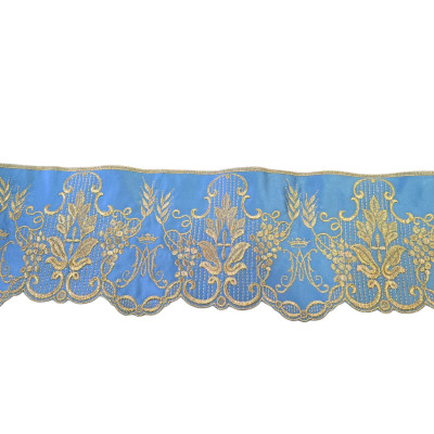 Balza Mariana fondo azzurro con oro