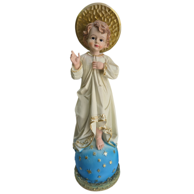 Gesù Bambino in piedi Benedicente cm 30