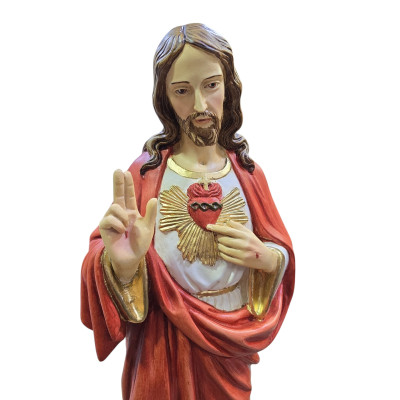 Statua Cuore di Gesù cm 62