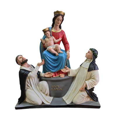 Statua Madonna di Pompei cm 50 x 42
