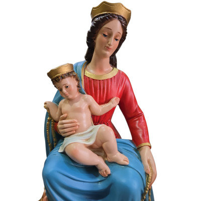 Statua Madonna di Pompei cm 50 x 42