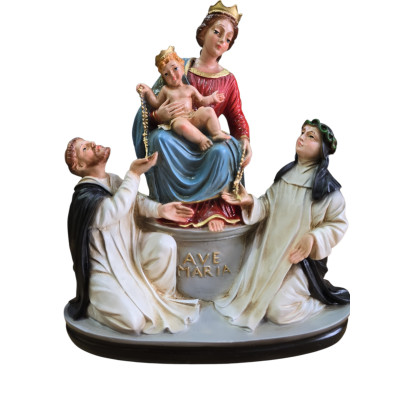 Statua Madonna di Pompei cm 21