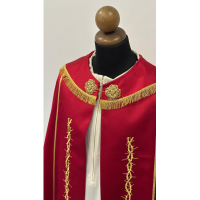 Piviale "Passio" colore rosso.