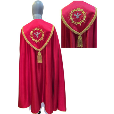Piviale "Passio" colore rosso.