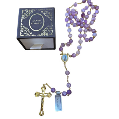 Corona del Rosario con cassetto apribile