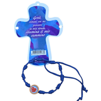 Bracciale in Corda con Croce - Festa del Perdono