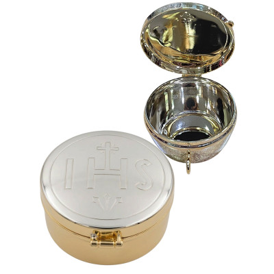 Teca Eucaristica JHS inciso mod. Profondo