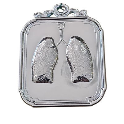 Ex voto "Polmoni" - Argento 925