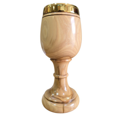 Calice in Legno d'ulivo cm 21