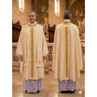 Casula Modello Aronne - Bianco