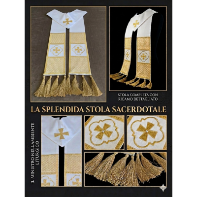 Stola Sacerdotale modello "Posillipo"