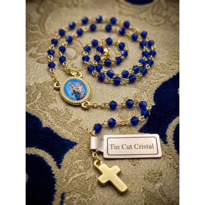 Rosario in cristallo 3mm personalizzabile