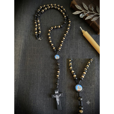 Rosario in legno personalizzabile