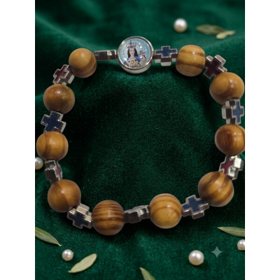 Bracciale Legno ed acciaio peronalizzabile