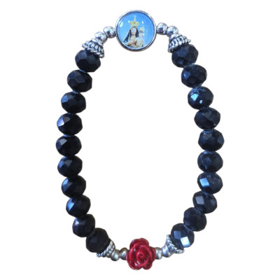 Bracciale personalizzabile semicristallo.