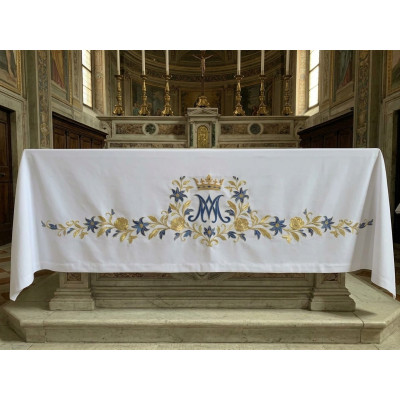 Tovaglia d'altare Mariana cm 300 x 180.