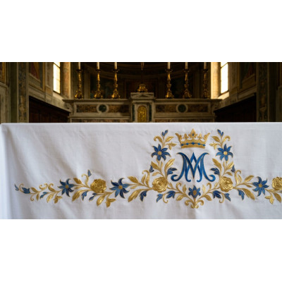 Tovaglia d'altare Mariana cm 300 x 180.