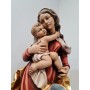 SCultura in Legno Madonna con il Bambino cm 65